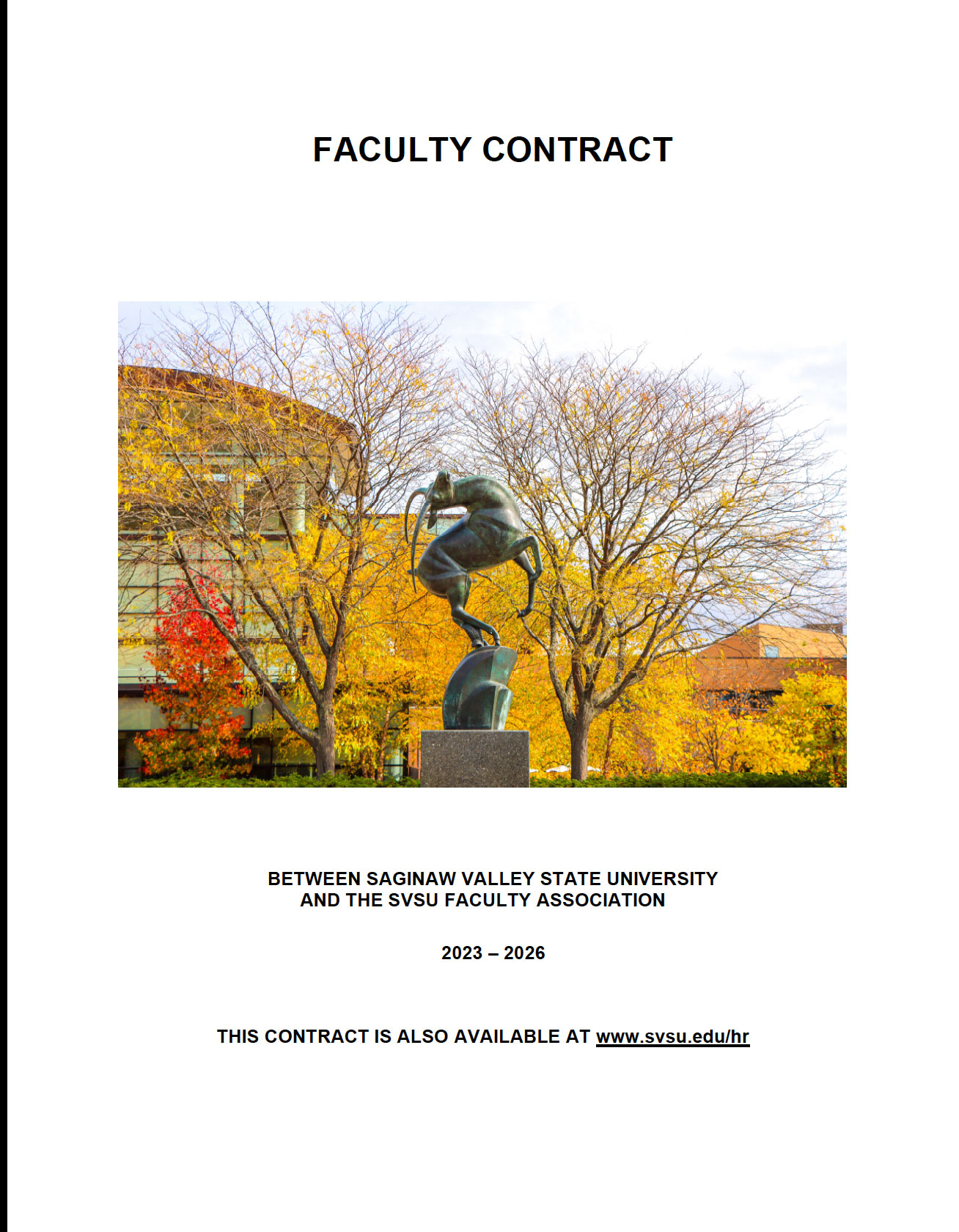 Faculty Association Contract 2023-2026